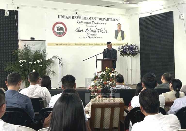Urban Development Department bids farewell to outgoing director Solesül Tholre