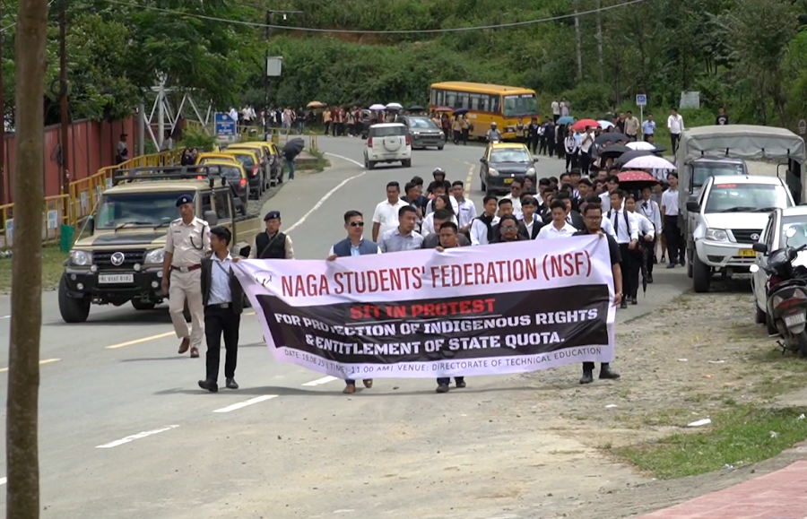 Naga Students’ Federation protests candidature of non-Naga for MBBS seat under state quota