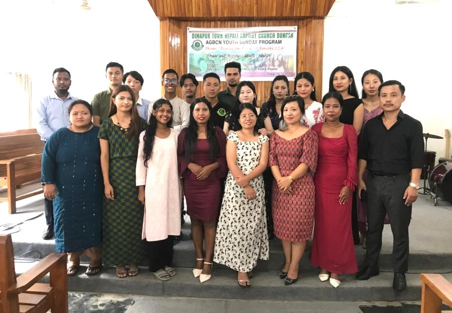 Association of the Gorkha Baptist Churches Nagaland Youth Sunday observed in Dimapur