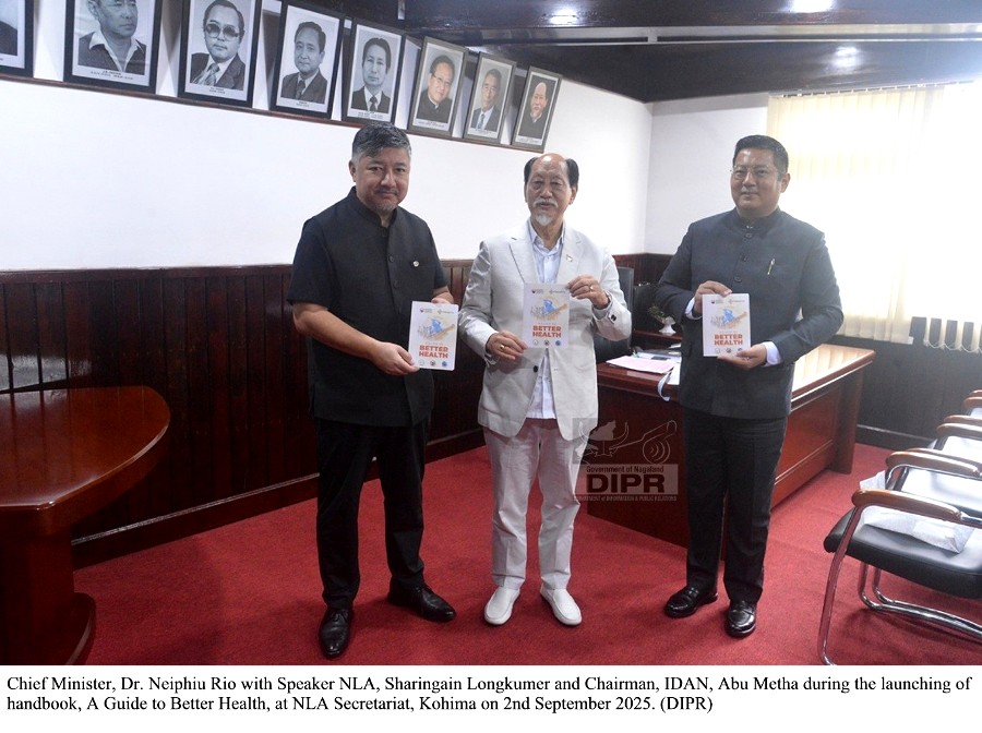 CM Neiphiu Rio launches handbook ‘A guide to better health’