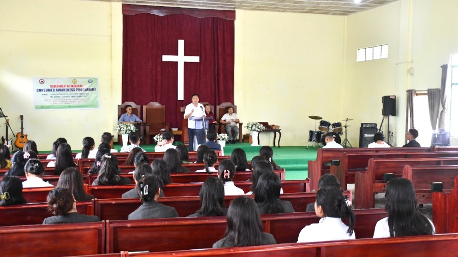 Consumer awareness programmes conducted in Wokha Schools 