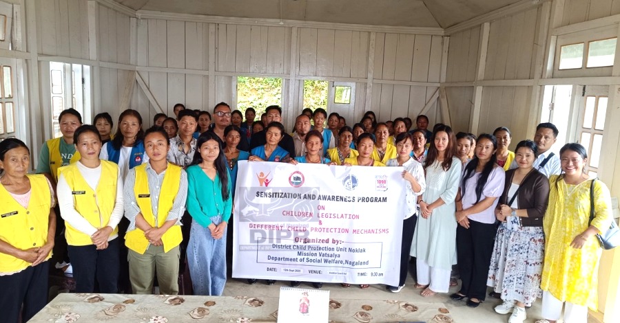 District Child Protection Unit Noklak holds sensitisation programme on child legislation