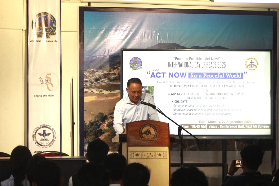 Fazl Ali College organises talk to mark International Day of Peace