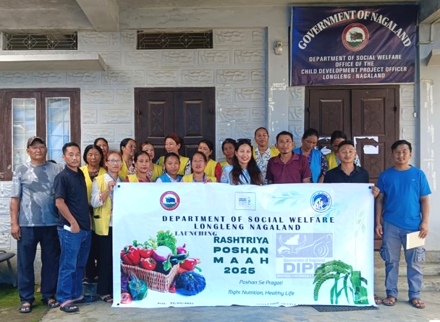 ICDS Longleng launches 8th Poshan Maah