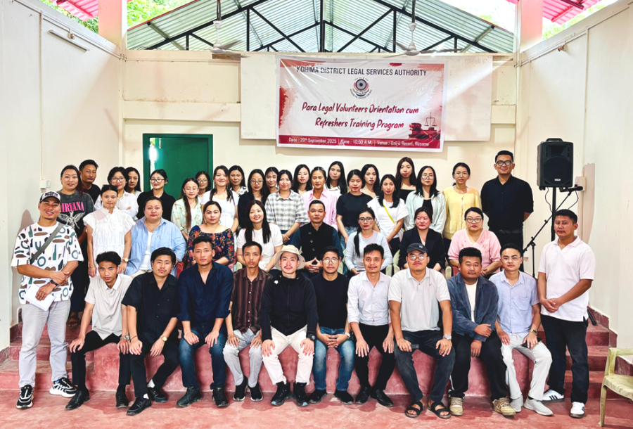 Kohima District Legal Services Authority conducts training for paralegal volunteers