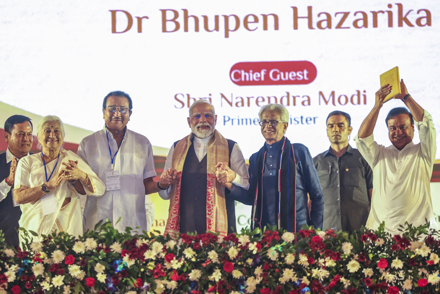 Bhupen Hazarika’s songs unite India: PM Modi in Guwahati