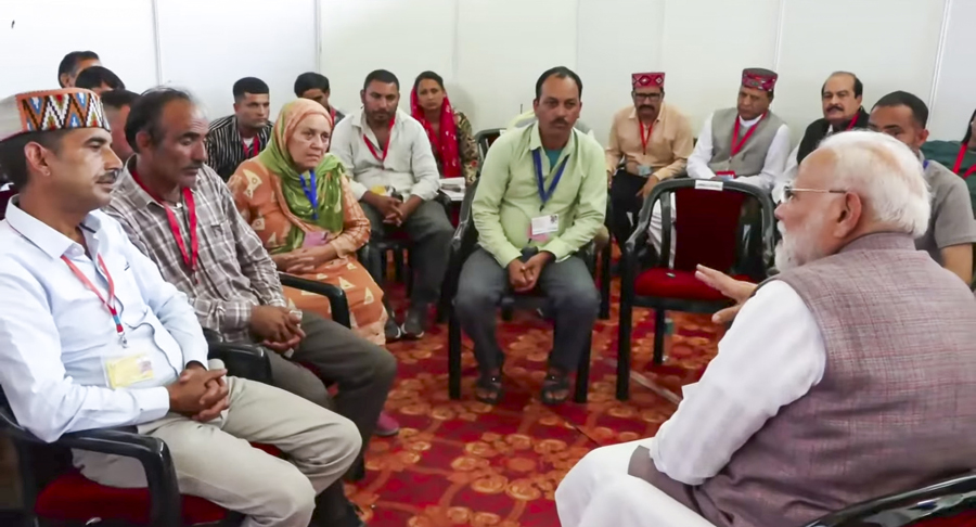 PM Modi announces INR 1,500 cr immediate relief for disaster-hit Himachal