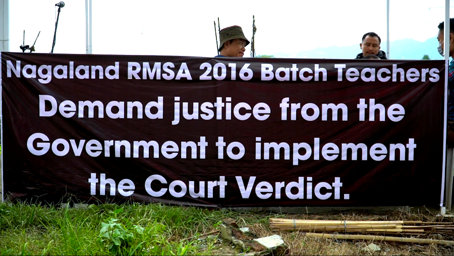 Nagaland: RMSA 2016 teachers launch indefinite protest in Kohima