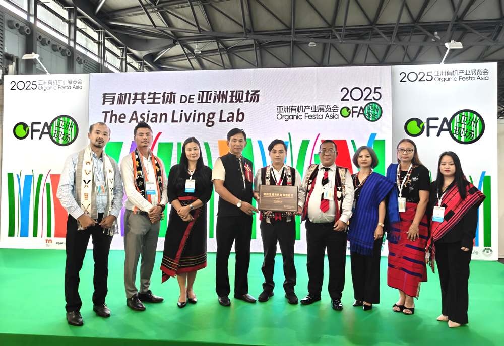 Nagaland awarded for organic development initiatives in Asia