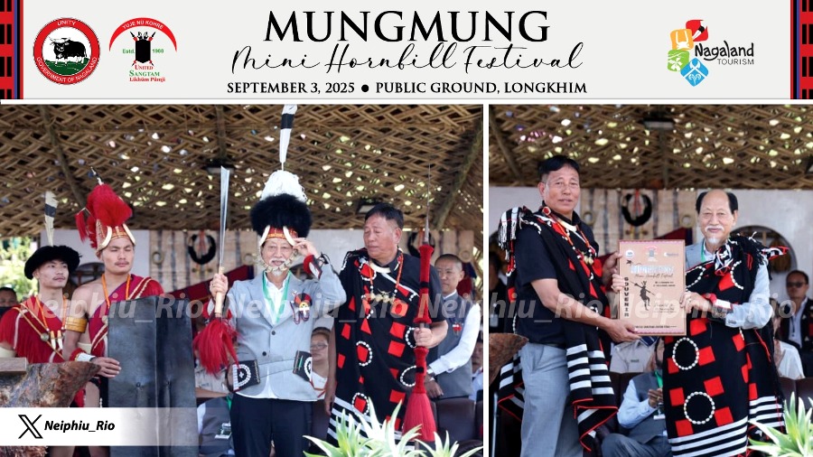 Rio calls for cultural preservation at Mungmung-cum-Mini Hornbill Festival