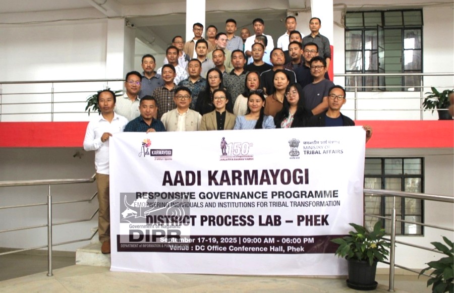 Three-day District Process Lab for Aadi Karmayogi Abhiyan concludes in Phek