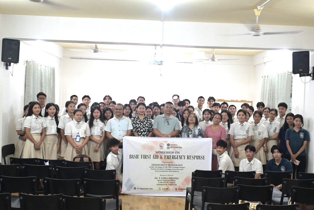 Workshop on ‘First aid and emergency response’ held at Patkai Christian College