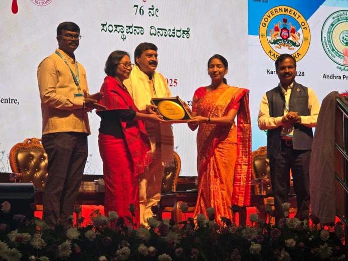 Nagaland wins Best State award in sericulture sector
