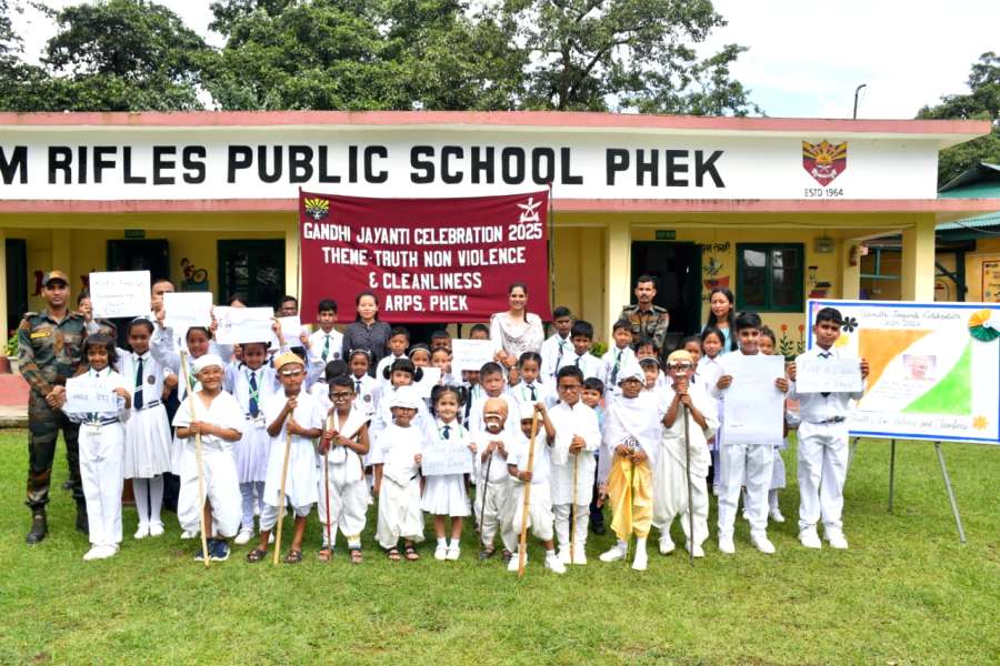 Assam Rifles conducts lecture, observes Gandhi Jayanti