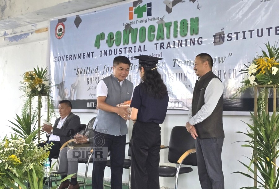 DC Kohima urges ITI Kohima trainees to dream big