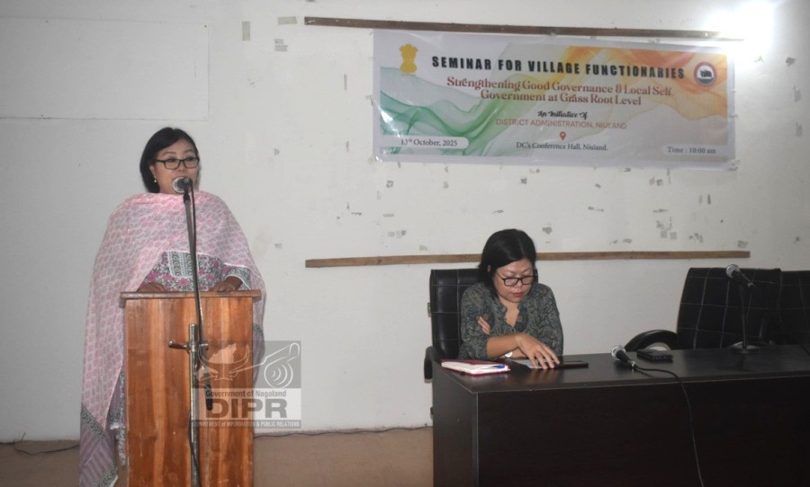 DC Niuland stresses efficient functioning of GBs, village councils