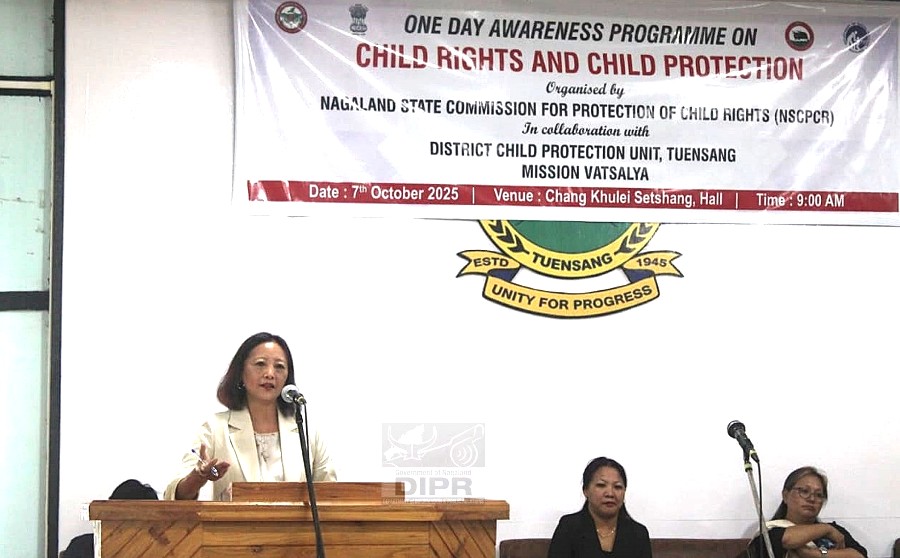 DC Tuensang urges collective responsibility to safeguard children