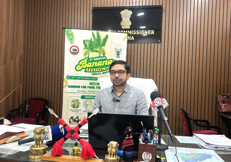 DC Wokha briefs media on upcoming Banana Festival 