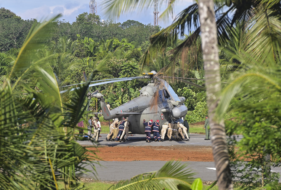 President Droupadi Murmu's helicopter wheels sink into newly concreted landing pad
