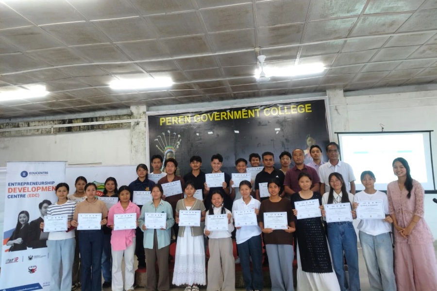 EDC Programme concludes at Peren Government College