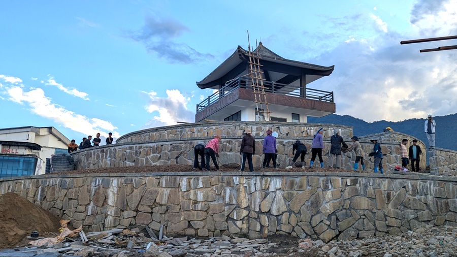 Chief Minister Neiphiu Rio inspects ongoing works; assures Park will be ready ahead of Hornbill Festival