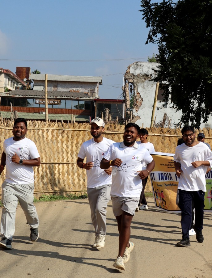 Fit India Freedom Run 6.0 held in Dimapur