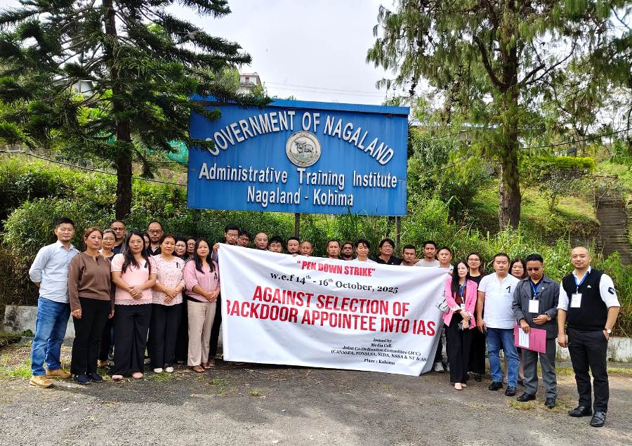 Nagaland: JCC continues pen-down strike, meets chief secretary