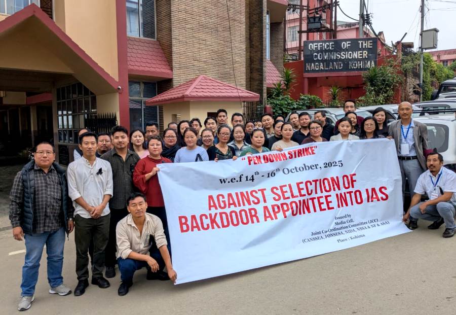Nagaland: JCC continues pen-down strike, meets chief secretary