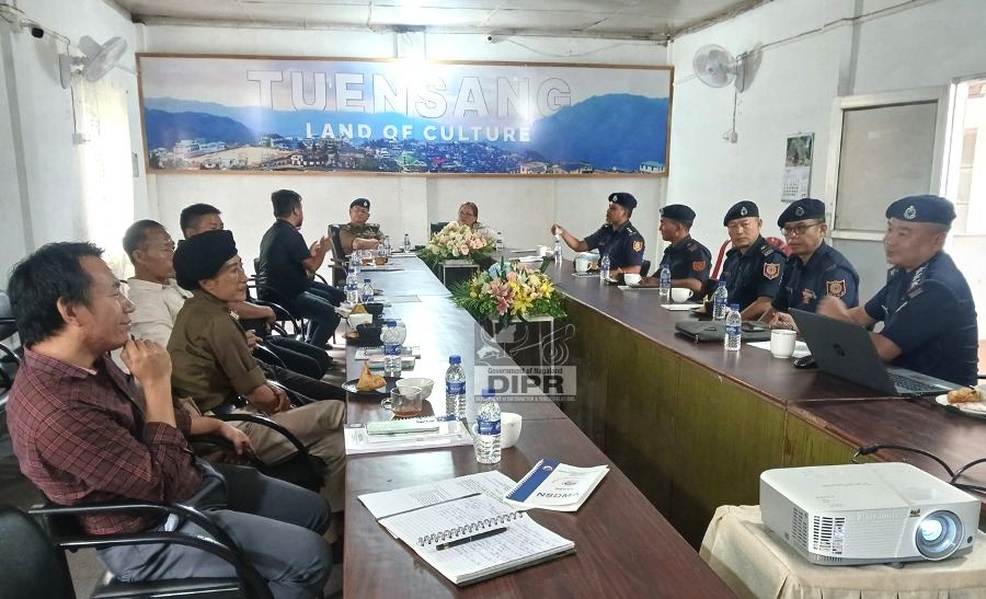 Key disaster preparedness meeting held in Tuensang