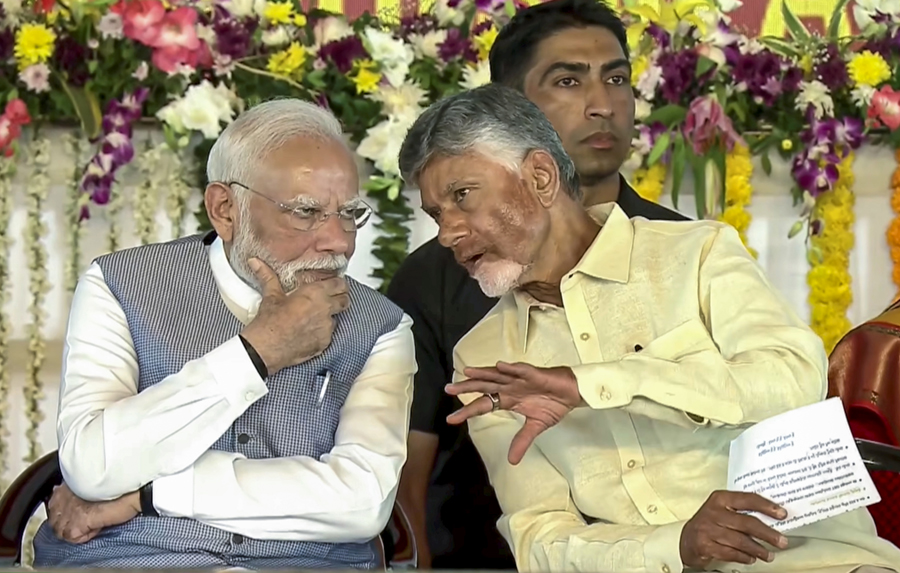 PM Modi inaugurates, lays foundation for projects worth INR 13,430 in Andhra Pradesh 