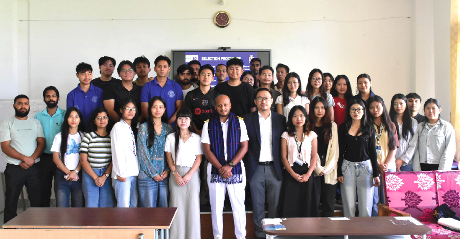 Motivational talk by Indian Navy officer held at Nagaland University