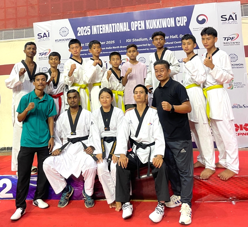 Nagaland win 11 medals at International Open Kukkiwon Cup