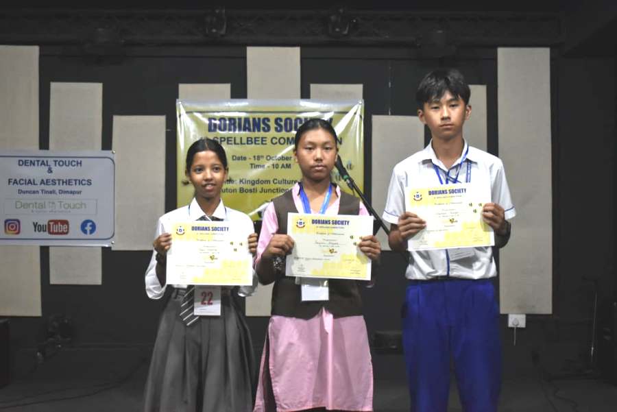 Pengchoi Konyak wins 4th Dorians Society Spelling Bee 