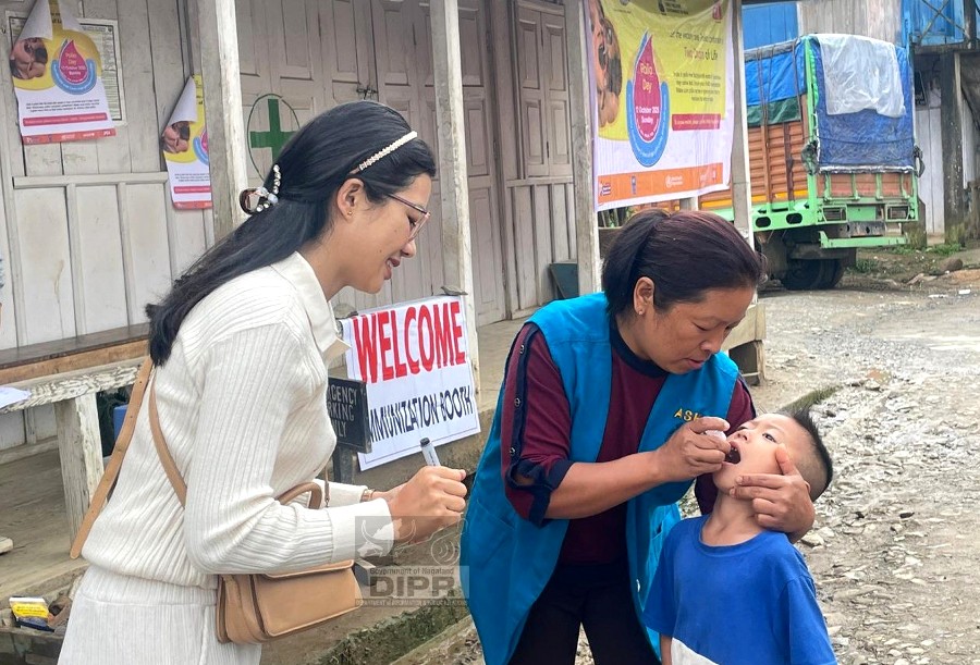 Sub-National Immunisation Day Polio campaign held in Noklak, Kiphire