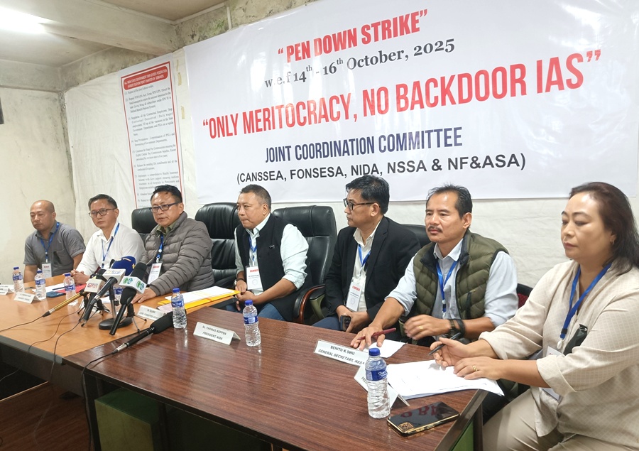 Nagaland service associations set for three-day pen-down strike over IAS induction issue
