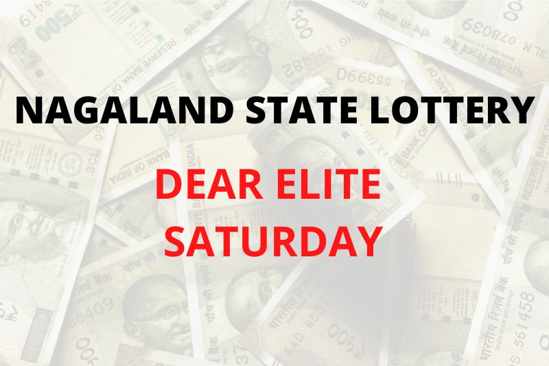 Nagaland State Lottery Sambad Dear Elite Saturday result for August 1, 2026