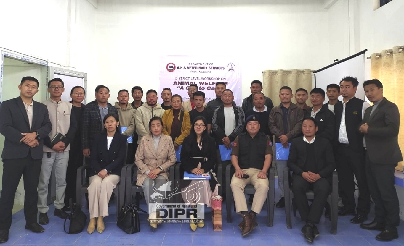 News 10 Workshop on animal welfare awareness held in Phek