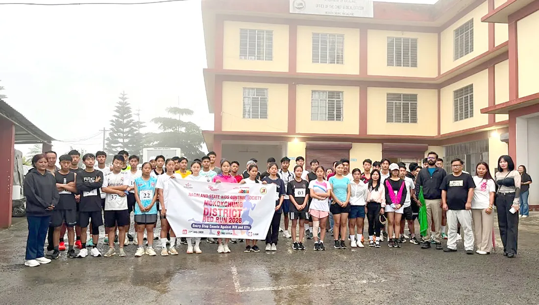 Fourth Red Run marathon held in Mokokchung to spread HIV and