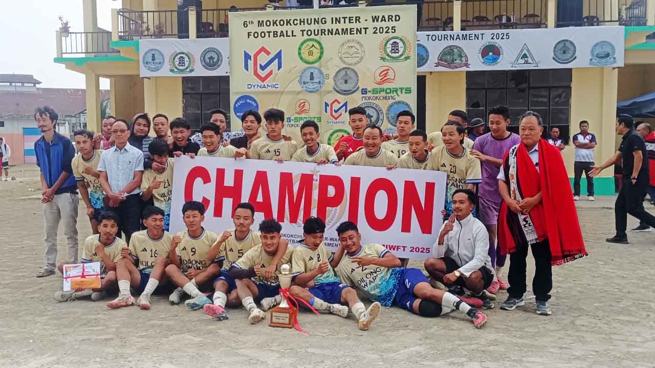 Dilong win Mokokchung inter-Ward football Tournament 2025