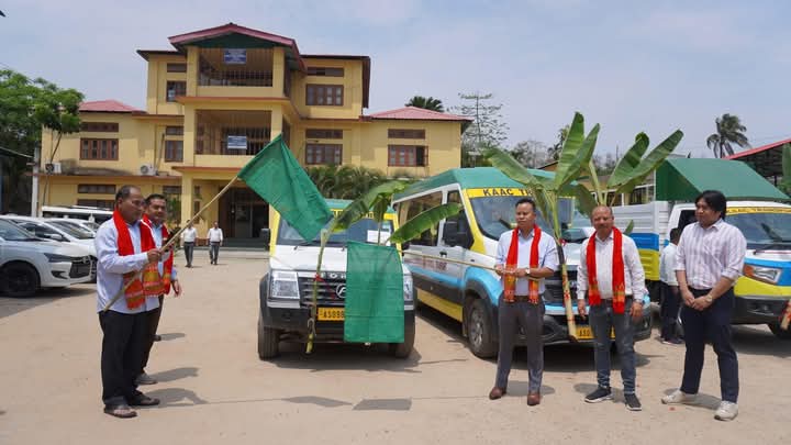 New Bus Services flagged off in Diphu