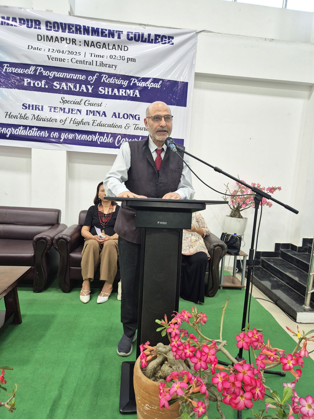 Dimapur Government College bids farewell to principal