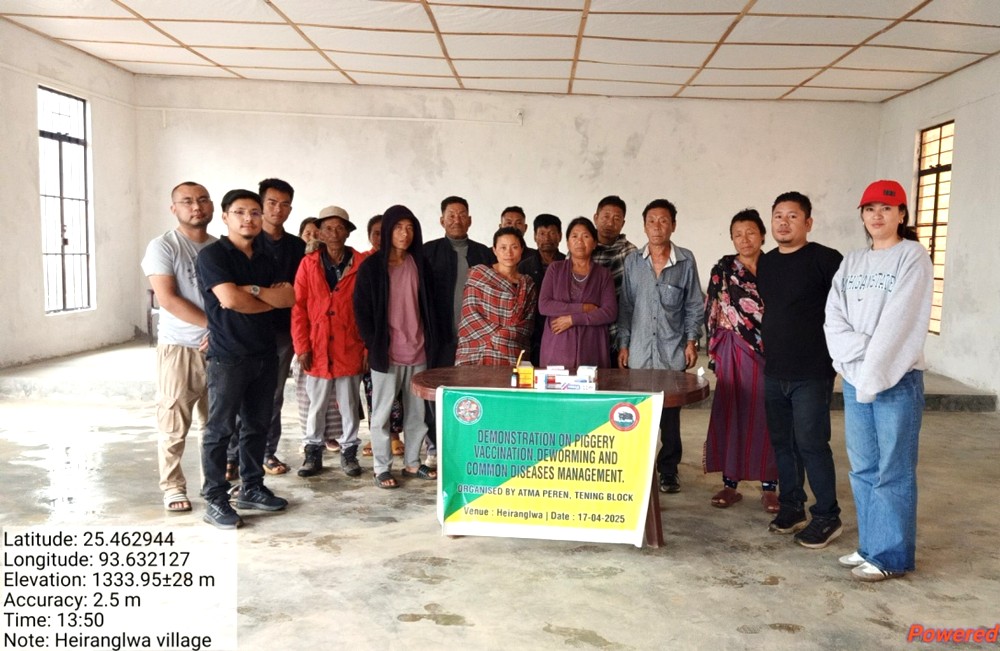 ATMA conducts training programmes in Peren, Tuensang