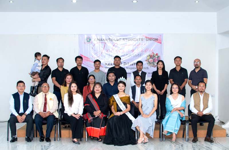 Chakhesang Students' Union felicitates winner of Miss Universe Nagaland 2025 Kelülü Dawhuo