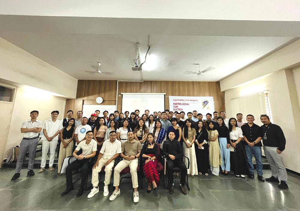 Naga Students' Union Bangalore holds parting social, elects new team