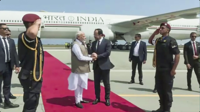 PM Modi arrives in Cyprus on first leg of three-nation tour