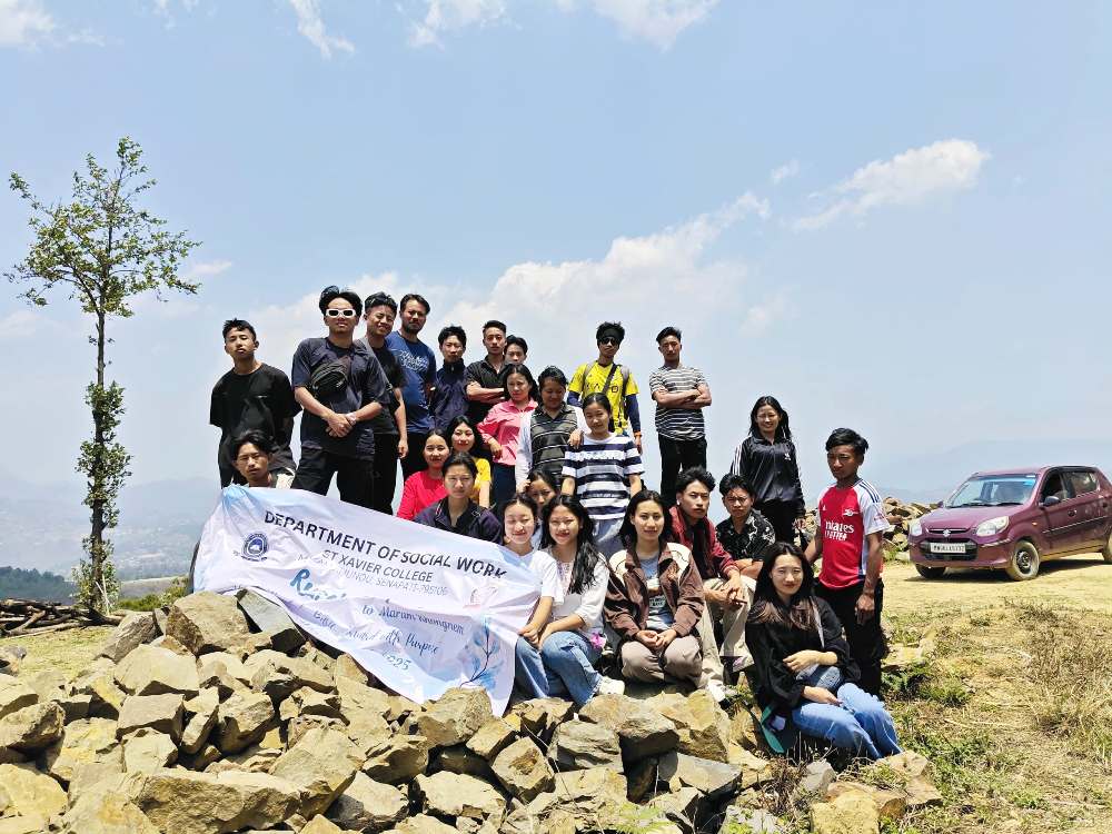St. Xavier College Senapati organises rural practicum for its students